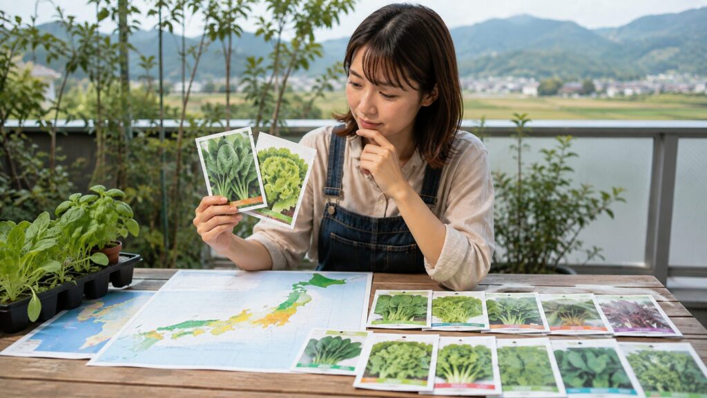 地域差と品種差で秋冬野菜の種まき時期が変わる理由