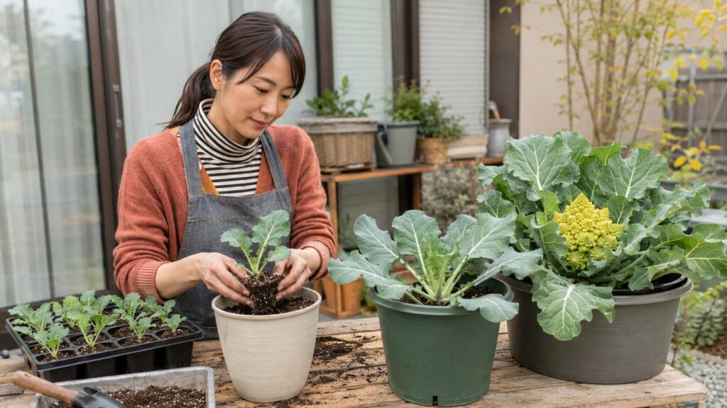 寒冷地から暖地まで地域で異なるロマネスコの栽培時期