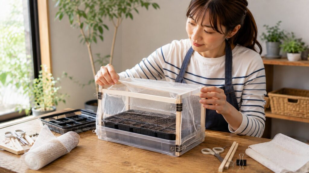 発芽環境を観察しやすい種まきトレーDIY