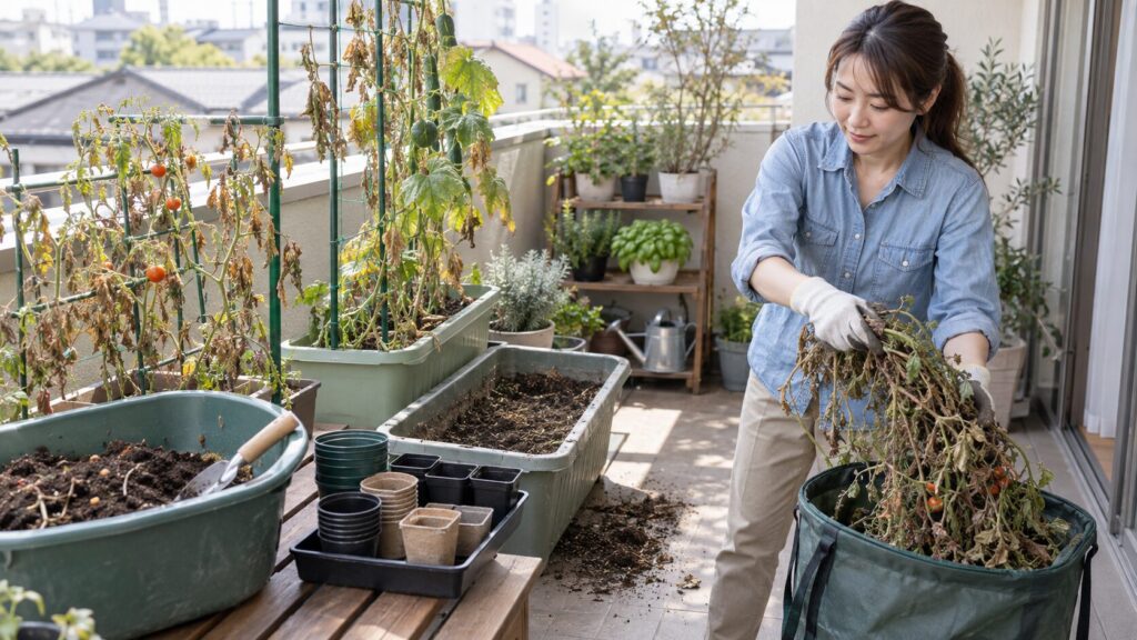 家庭菜園の端境期とは 夏野菜が終わった後にやること