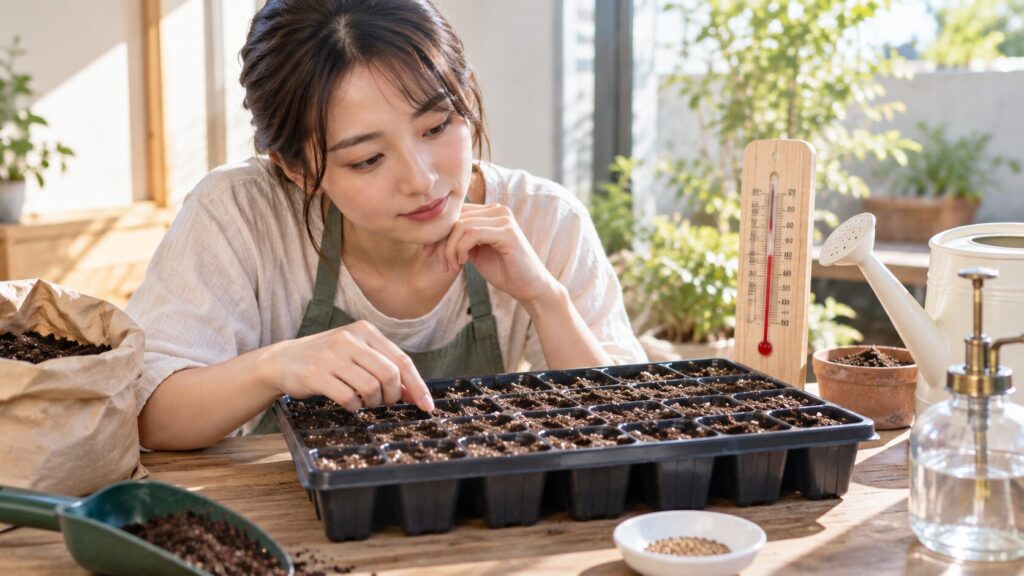 アイスプラントが発芽しない原因 高温と覆土と水分状態の見分け方