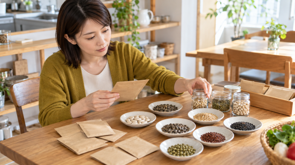 野菜の種類によって異なる種子の保存期間と有効期限の見方